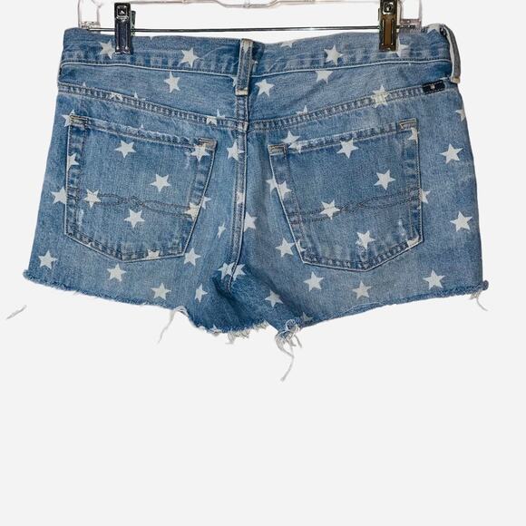 Lucky Brand The Cut Off Star Print Shorts 2/26 - Picture 2 of 8
